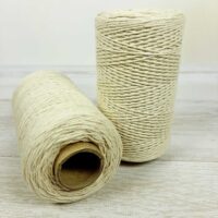 Гніт кручений бавовняний 1,2мм 200м №571 молочний фітіль для свічок