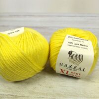 Газзал Бебі Вул XL (Gazzal Baby Wool XL) 50г/100м 833 світло-жовта