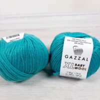 Газзал Бебі Вул XL (Gazzal Baby Wool XL) 50г/100м 832 бірюза