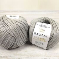 Газзал Бебі Вул XL (Gazzal Baby Wool XL) 50г/100м 817 світло-сірий