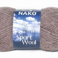 Нако Спорт Вул (Nako Sport Wool) 100г/120м 5667 темний сіро-коричневий