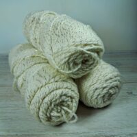 Сток акрил люрекс 100г/190м молочний