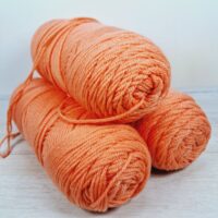 Сток акрил однотон 100г/190м корал