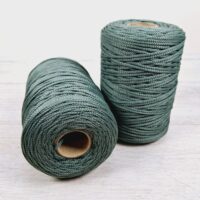 Шнур ПЕФ вязаний 2,5мм 200м №133 шалфей 138  без наповнювача