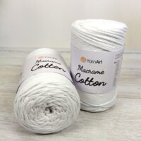 Ярнарт Макраме Коттон 250г/225м 751 белый