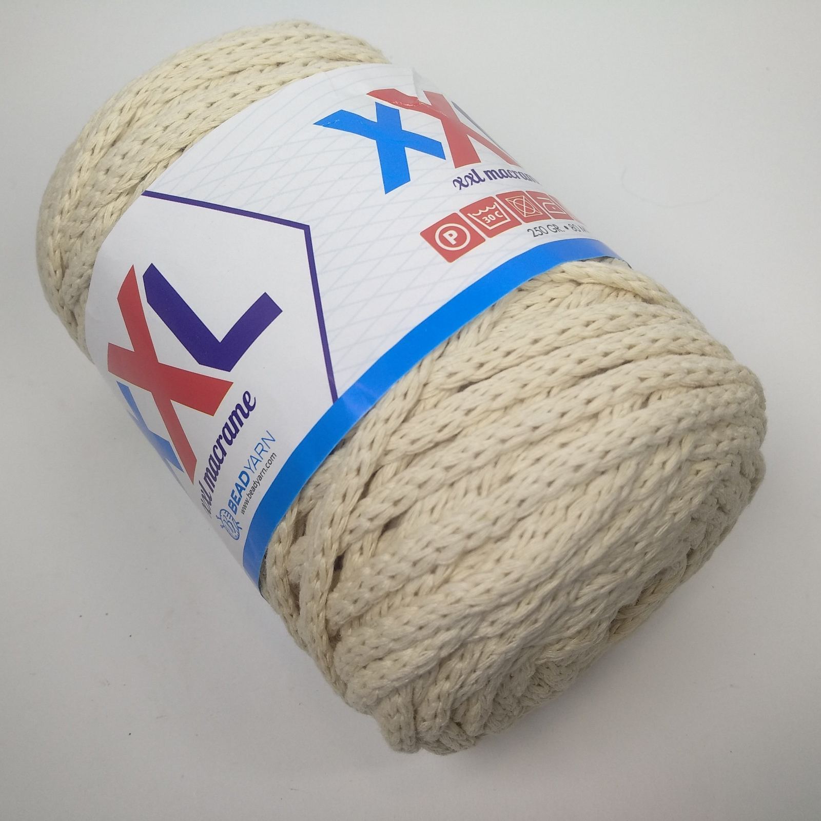 Шнур Бед Ярн Макраме XXL (BeadYarn Makrame XXL) 250г/80м льон