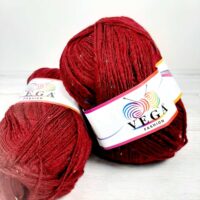 Вега Фешион (Vega Fashion) 100г/230м червоний меланж