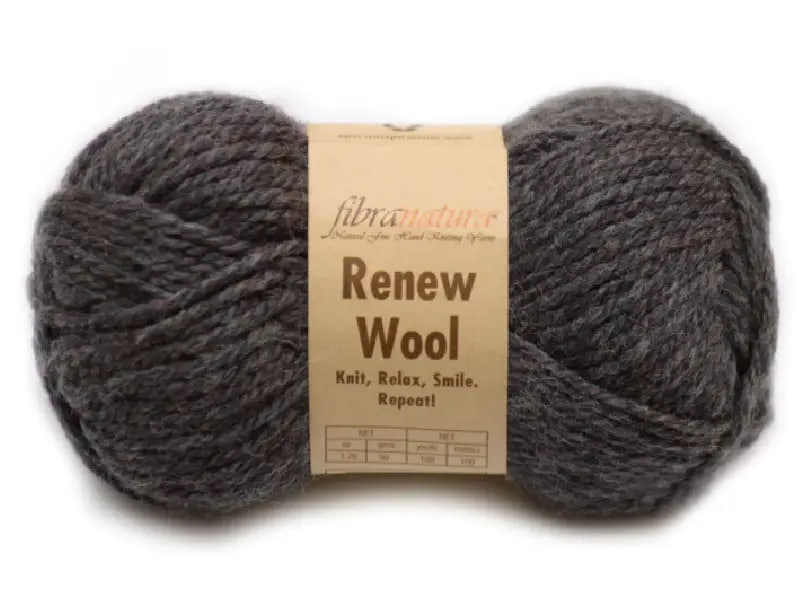ФібраНатура Ренью Вул (Fibranatura Renew Wool) 50г/100м 111 графіт