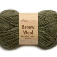 ФібраНатура Ренью Вул (Fibranatura Renew Wool) 50г/100м 107 зелений