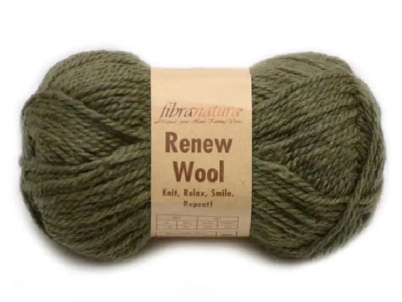 ФібраНатура Ренью Вул (Fibranatura Renew Wool) 50г/100м 107 зелений