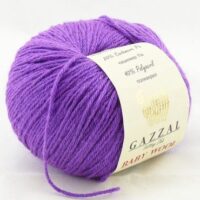 Газзал Бебі Вул (Gazzal Baby Wool) 50г/175м 815 яскравий бузок
