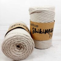 Шнур Шикімікі Котон Файл (Shikimiki Cotton Filled) 5мм 200г/100м 307 капучино