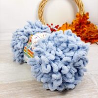 Алізе Пуффі Файн (Alize Puffy Fine) 100г/14м 500 сірий