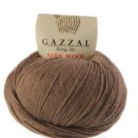 Газзал Бебі Вул (Gazzal Baby Wool) 50г/200м 835 світло-коричневий