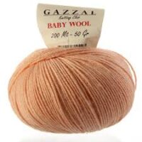 Газзал Бебі Вул (Gazzal Baby Wool) 50г/200м 834 персик