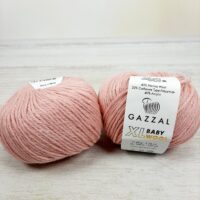 Газзал Бебі Вул XL (Gazzal Baby Wool XL) 50г/100м 845 рожевий