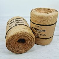 Преміум Ярнс Рафія (Premium Yarns Raffia Organic) 150г/230м 025 темна солома