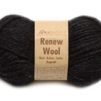 ФібраНатура Ренью Вул (Fibranatura Renew Wool) 50г/100м 112 чорний