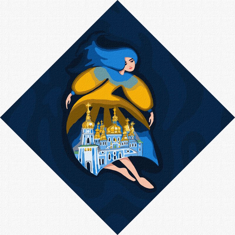 Картина за номерами КНО4915 Берегиня Михайлівська 30*30см