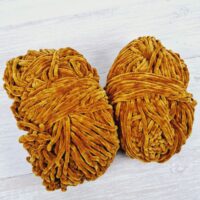 Сток велюр 100г/120м гірчиця темна