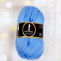 Вікторія Кемел Вул (Victoria Camel wool) 100г/167м 317 блакитний