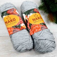 Нако Мона Ліза (Nako Mona Lisa) 100г/172м 98536 світло-сірий