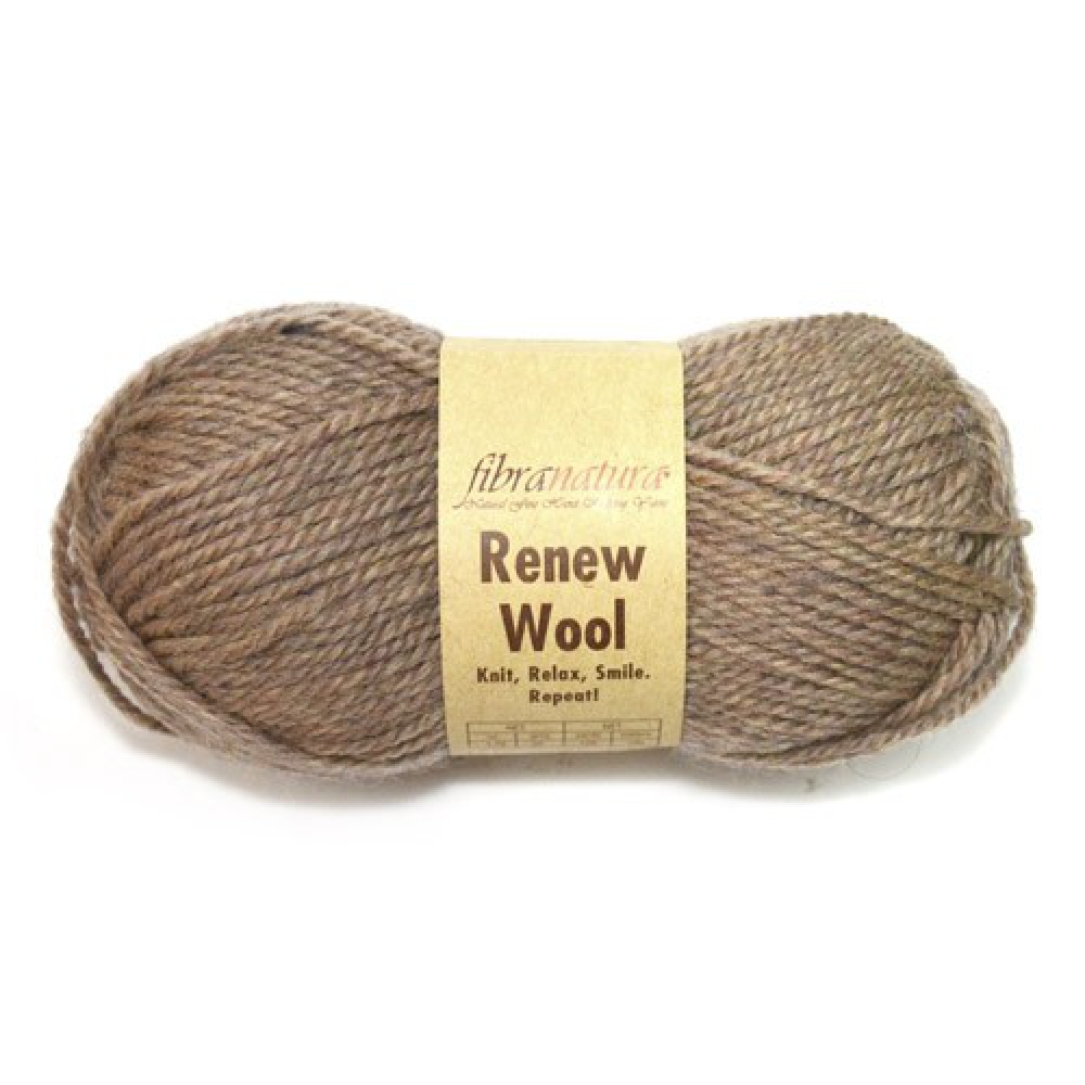 ФібраНатура Ренью Вул (Fibranatura Renew Wool) 50г/100м 101 суровий
