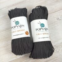 ПопЯрн Каво Спесо (PopYarn Cavo Spesso) 200г/100м 16 темно-сірий шнур