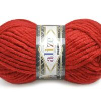 Алізе Мегафіл (Alize Megafil Super Lana) 100г/55м 056 червоний