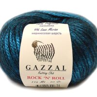 Газзал Рок-н-Ролл (Gazzal ROCK N ROLL) 50г/115м 13185 бірюза