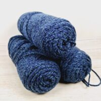 Сток акрил однотон 100г/190м синій твід