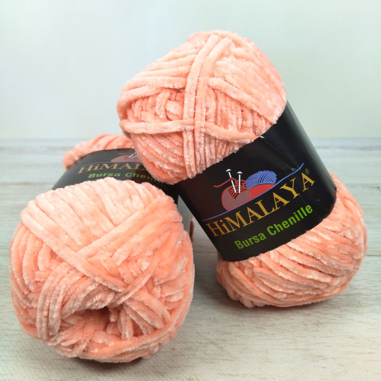 Гімалая Бурса (Himalaya Bursa Chenille) 100г/120м лосось