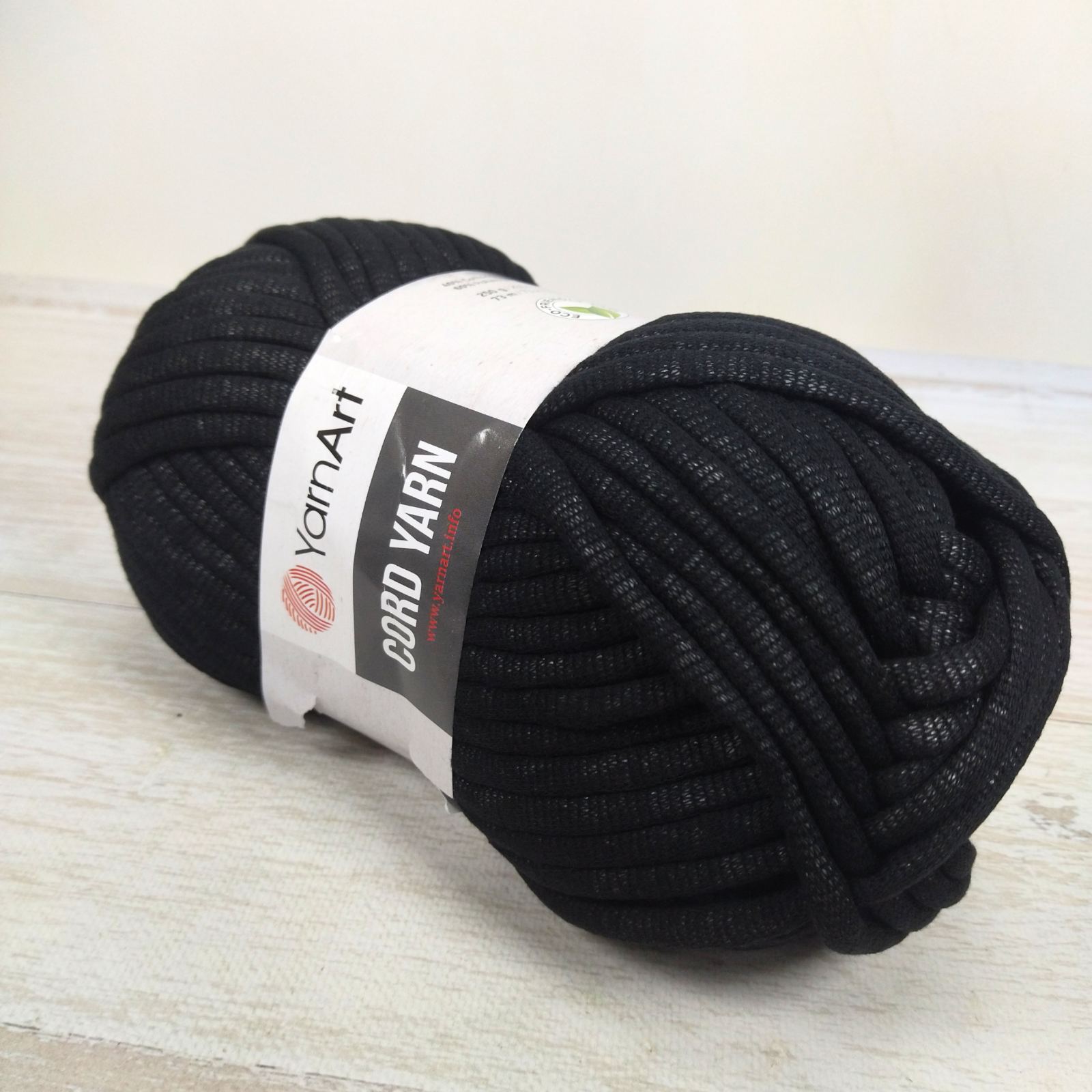Ярнарт Корд Ярн (YarnArt Cord Yarn) 250г/73м 750 черный