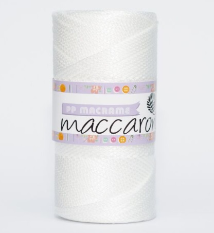 Шнур ПП Шикімікі Макраме (Shikimiki Macrame) 2мм 200г/230м 317 білий