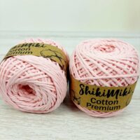 Шнур Шикімікі Котон Преміум (Shikimiki Cotton Premium) 2мм 100г/85м 19010 рожевий