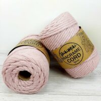 Шнур Шикімікі Макраме Корд (Shikimiki Macrame Cord) 5мм 500г/85м 861 рожева пудра