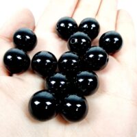 Бусины Акрил Жемчуг Круглые 8мм Черный 10г №39/21