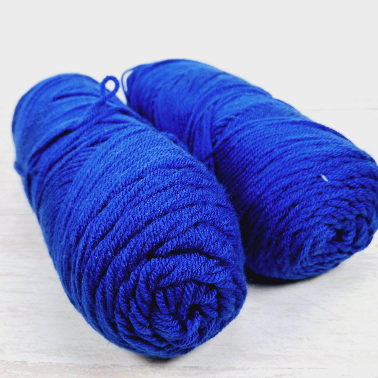 Сток акрил однотон 100г/190м синій темний