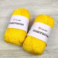 Ярнарт Макраме (YarnArt Macrame) 90г/130м 142 жовтий