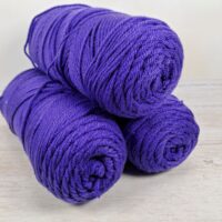 Сток акрил однотон 100г/190м темно-фіолетовий