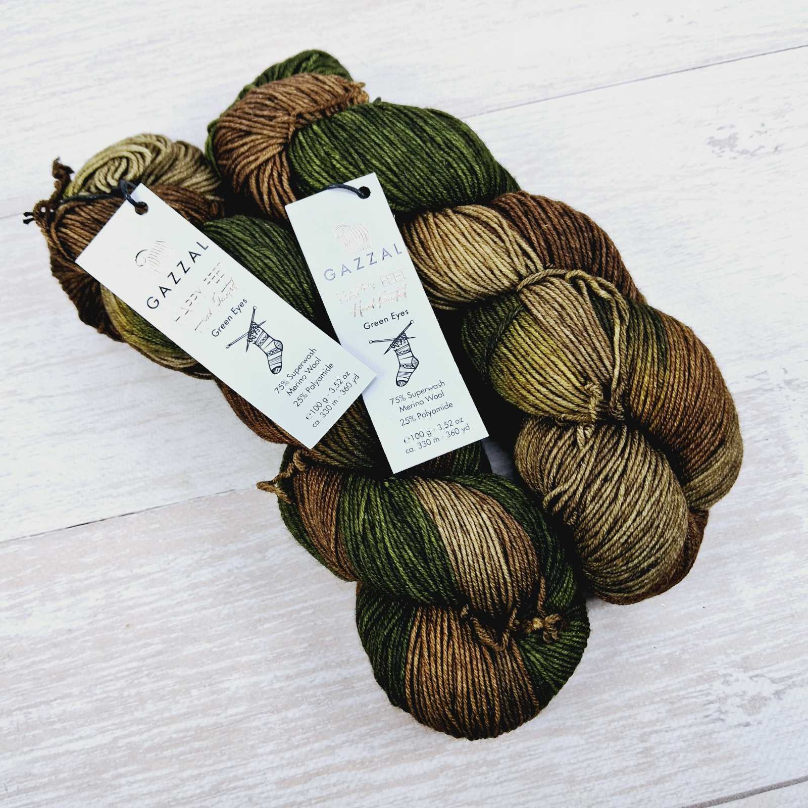 Газзал Хепі Фіт (Gazzal Happy Feet) 100г/330м 3269 хакі