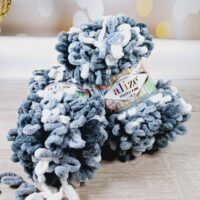 Алізе Пуффі Колор (Alize Puffy) 100г/9м 5925 графiтно-сiрий