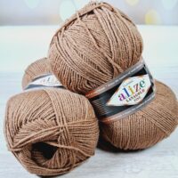 Алізе Ланаголд Файн (Alize LanaGold Fine) 100г/390м 466 темний беж