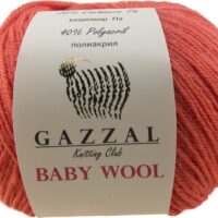 Газзал Бебі Вул (Gazzal Baby Wool) 50г/200м 819 морковка