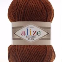 Алізе Ланаголд Плюс (Alize LanaGold Plus) 100г/140м 373 кориця