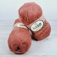 Нако Ангора Люкс (Nako Angora Lux) 100г/550м 2574 корал