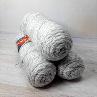 Сток акрил однотон 100г/190м світло-сірий меланж