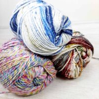 Сток бавовна меланж 100г/200м мікс кольорів