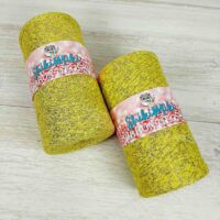 Шнур Шикімікі Рібон Глосі (Shikimiki Ribbon Glossy) 250г/105м 105 сонячний з люрексом