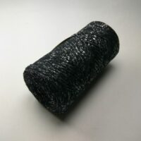 Шнур Шикімікі Макароні Стар (Shikimiki Maccaron Star) 250г/90м 443 антрацит з люрексом